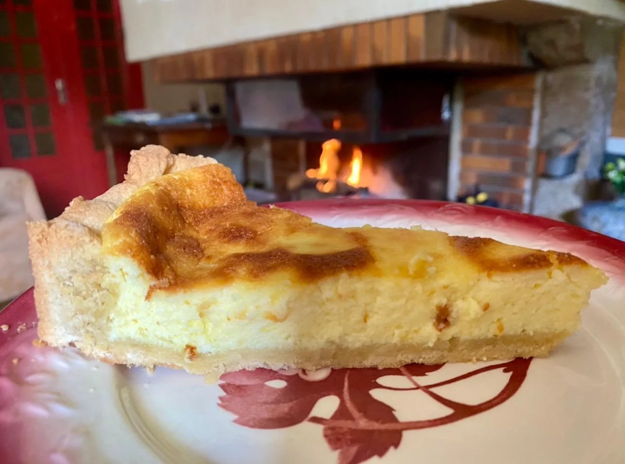 Dessert de la maison d'hôtes Le Paradis à Zicavo en Corse, repas maison et convivialité